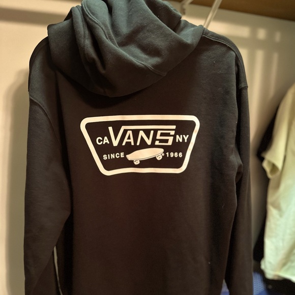 Vans Sweaters Large Black Vans Hoodie Poshmark